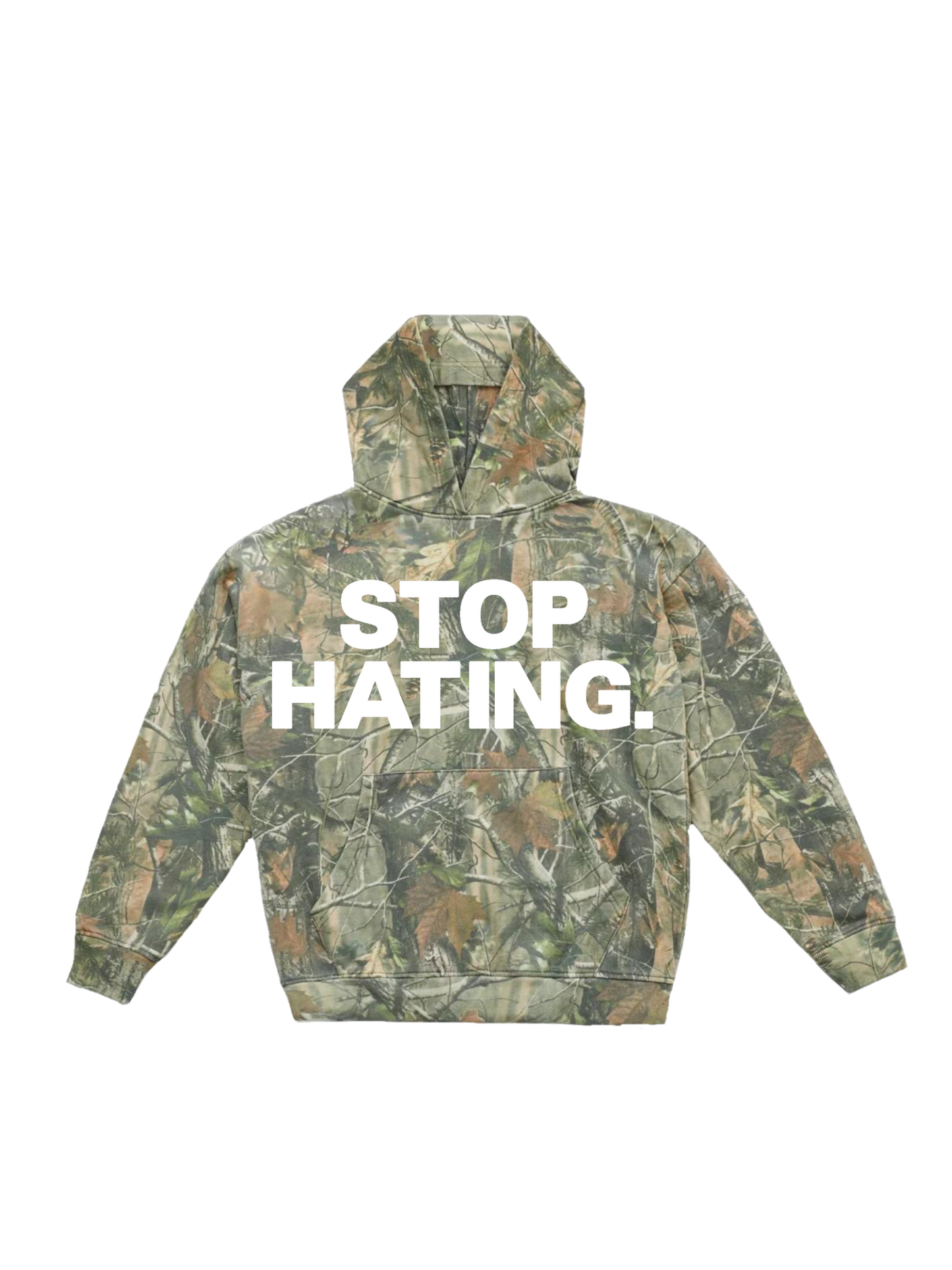 Stop Hating Camo Hoodie
