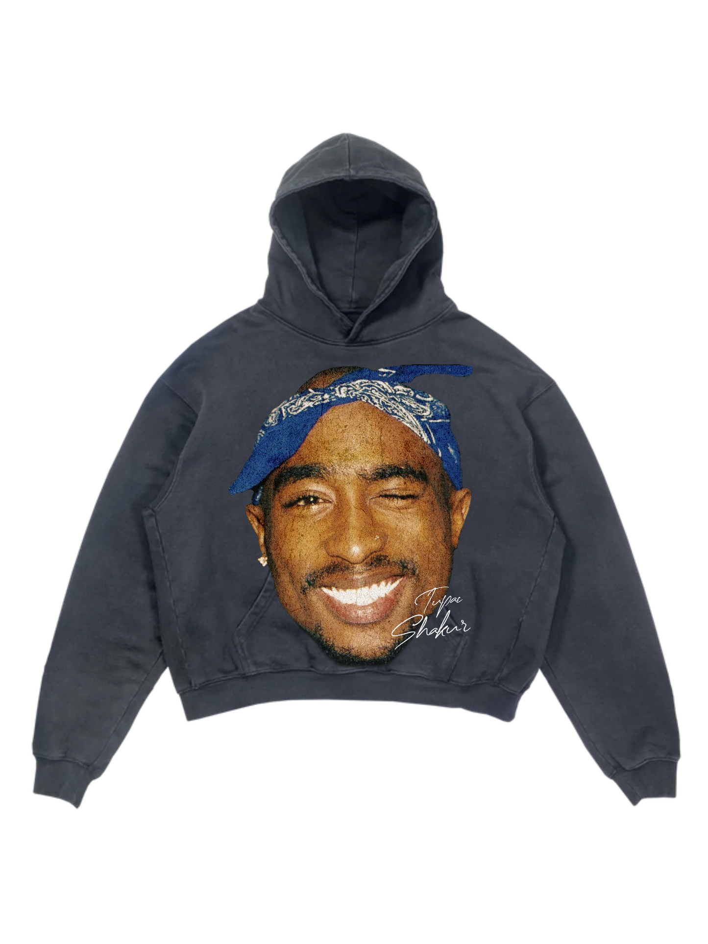 Tupac Blue Hoodie