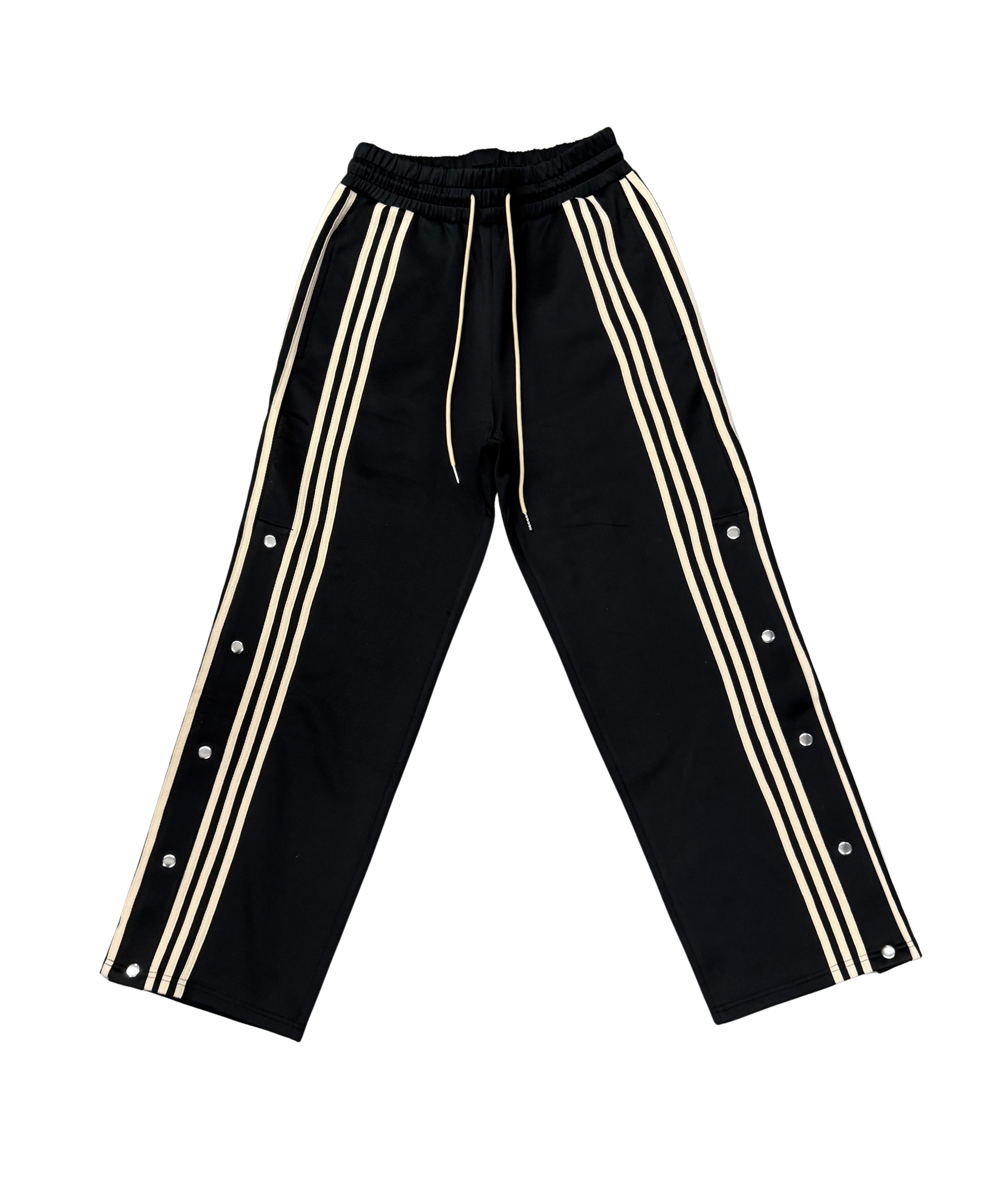 Snap Button Track Pants – KampBlack